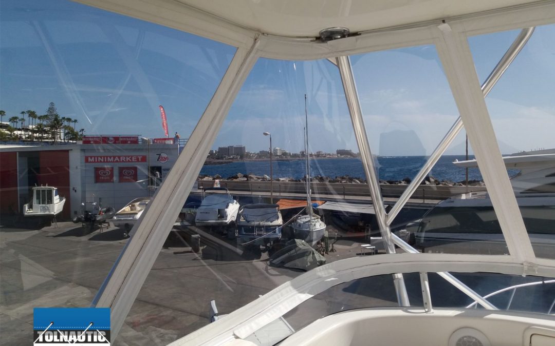 boat awnings in south tenerife canary islands